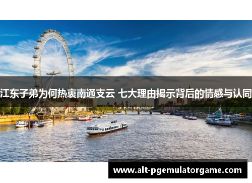 江东子弟为何热衷南通支云 七大理由揭示背后的情感与认同